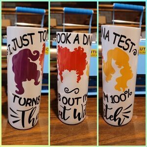 I just took a DNA test, I'm that witch 20 oz skinny metal tumbler